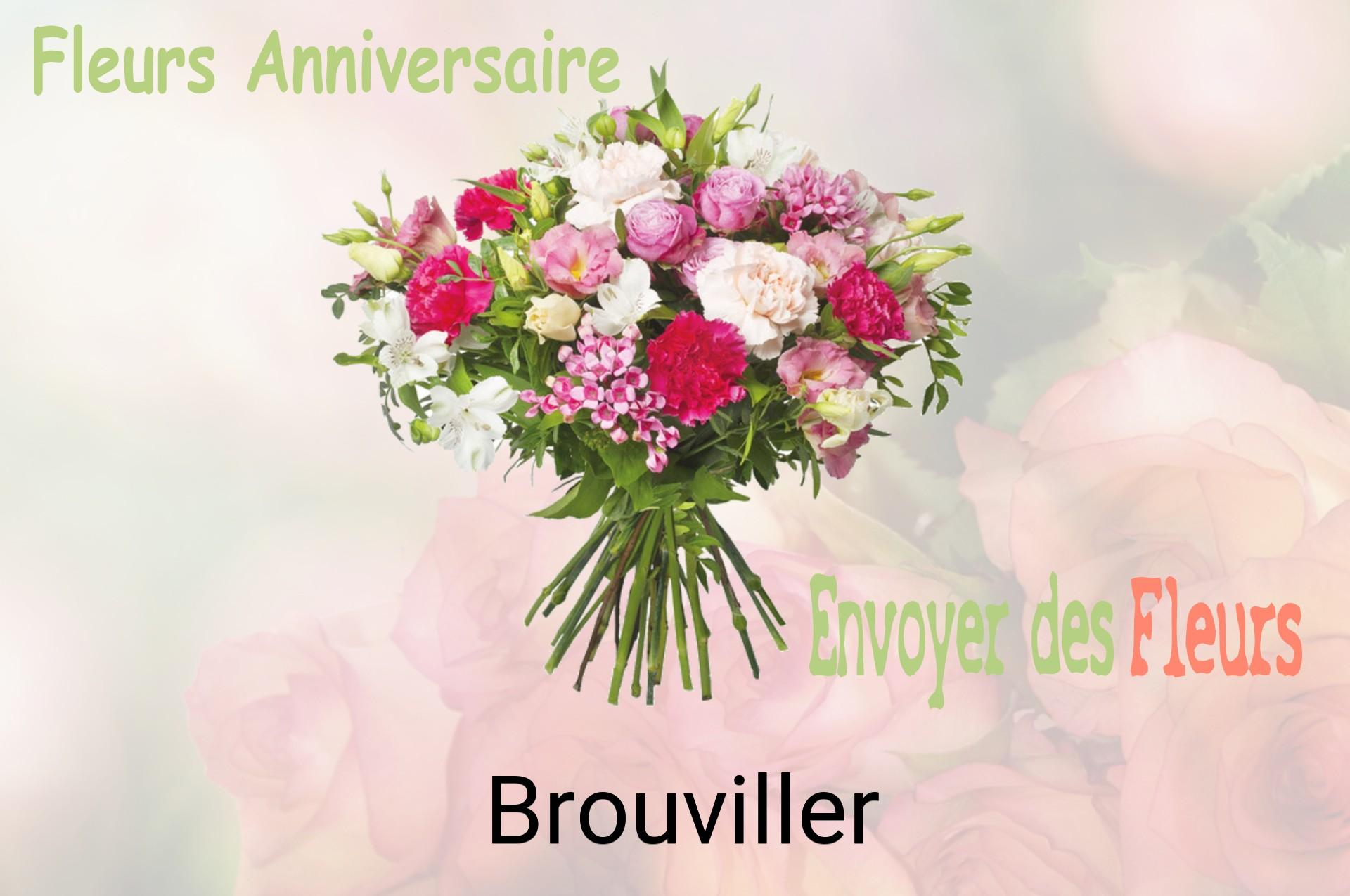 Bouquet de fleurs d’anniversaire livré à Brouviller
