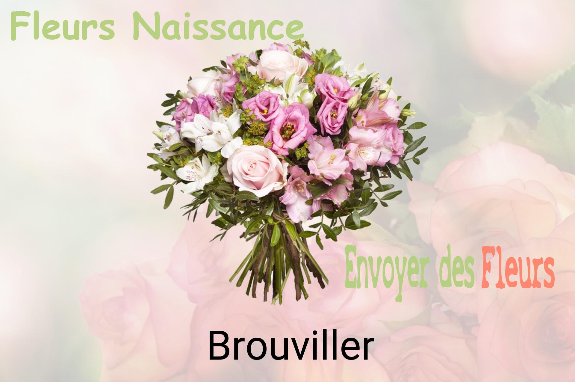 Bouquet de fleurs de naissance livré à Brouviller